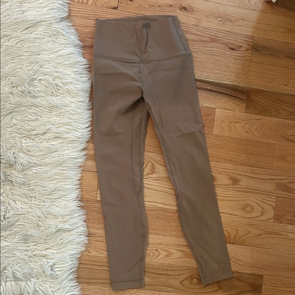hawthorn athletic Pants - High-Waisted Brown Leggings